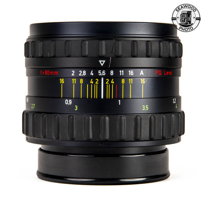 Rollei Schneider 80mm f/2 Xenotar HFT PQ Series  GOOD+