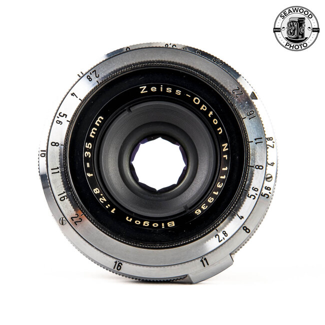 Zeiss 35mm f/2.8 Biogon for Contax Rangefinder GOOD+