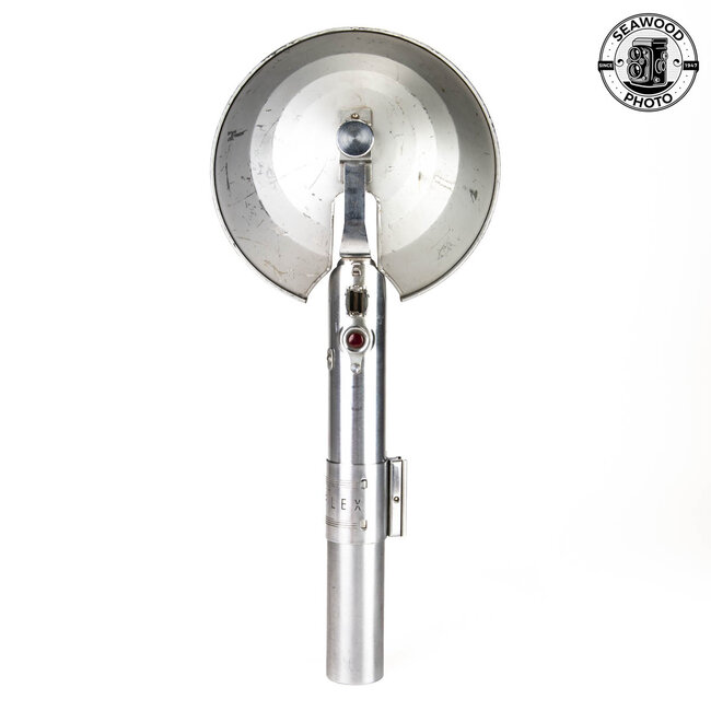 Graflex 3 Cell Flash Handle Star Wars Lightsaber w/Red Button & Reflector GOOD