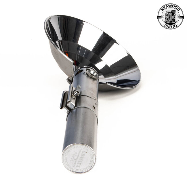 Graflex 3 Cell Flash Handle Star Wars Lightsaber w/Red Button & Reflector GOOD