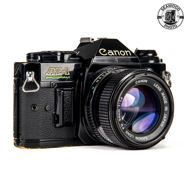 Canon AE-1 Program (BLACK) 50mm f1.4 GOOD