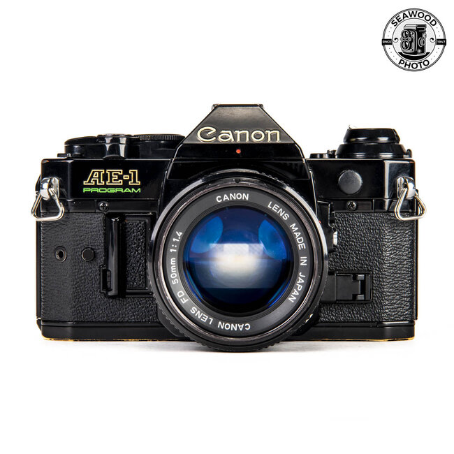 Canon AE-1 Program (BLACK) 50mm f1.4 GOOD