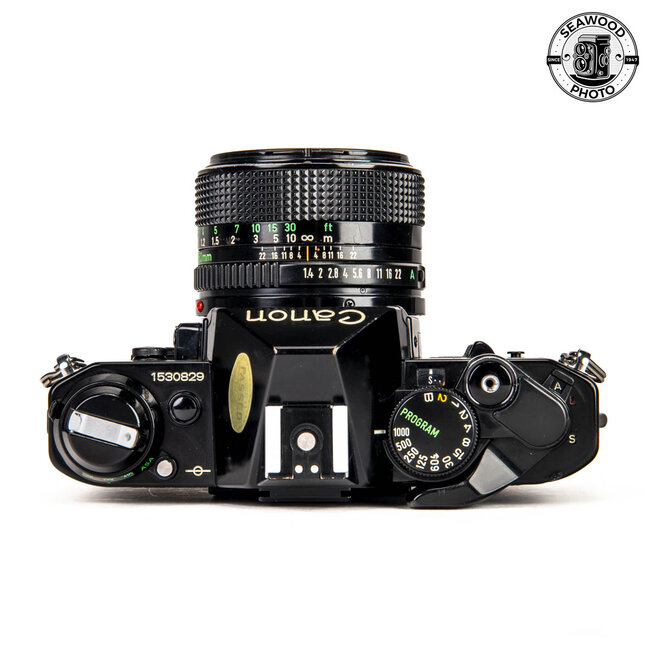 Canon AE-1 Program (BLACK) 50mm f1.4 GOOD