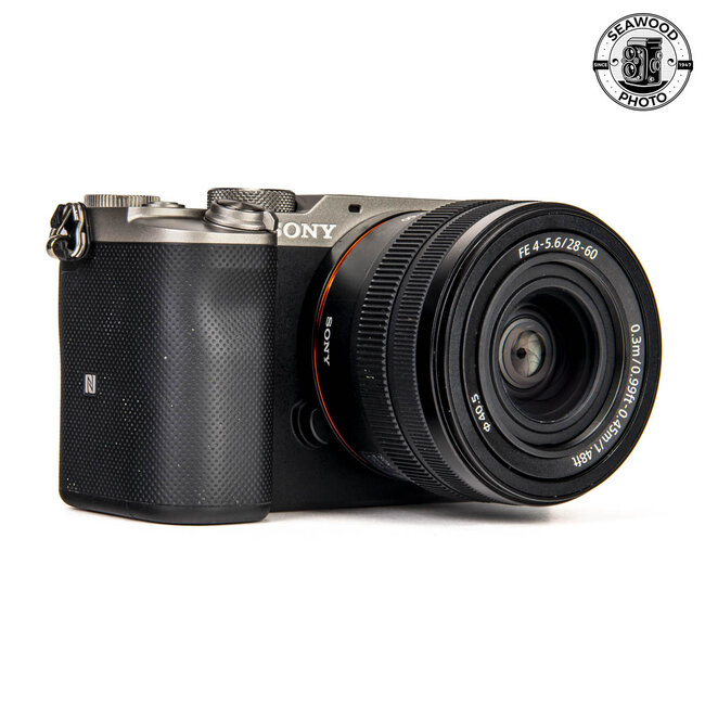 Sony A7C Silver w/ 28-60mm f/4-5.6 LOW SHUTTER COUNT 24.2 MP GOOD+