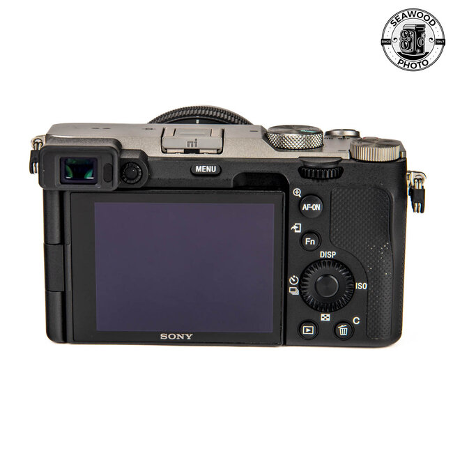 Sony A7C Silver w/ 28-60mm f/4-5.6 LOW SHUTTER COUNT 24.2 MP GOOD+