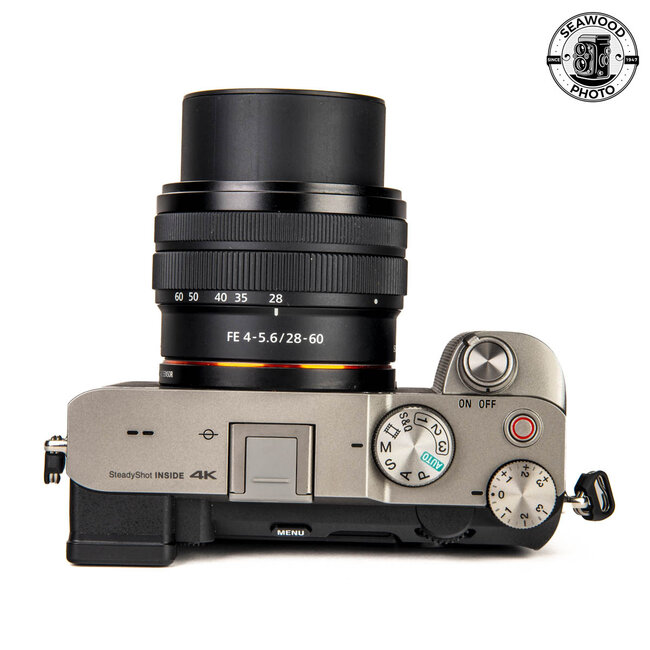 Sony A7C Silver w/ 28-60mm f/4-5.6 LOW SHUTTER COUNT 24.2 MP GOOD+