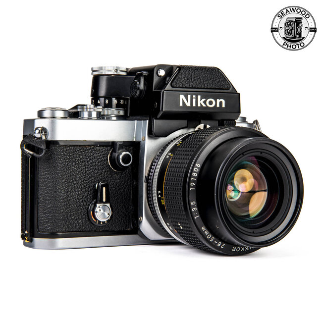 Nikon F2 DP-1 w/ 28-50mm f3.5 GOOD