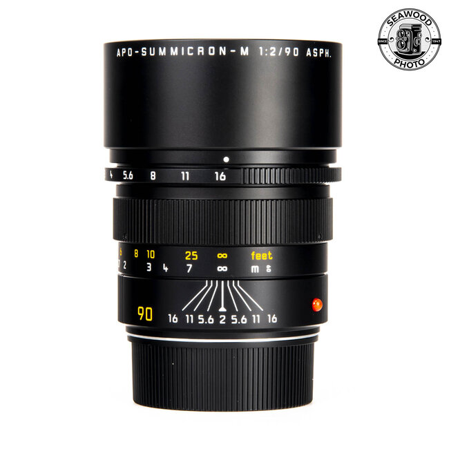 Leica 90mm f/2 APO-Summicron-M ASPH 11884. LIKE NEW