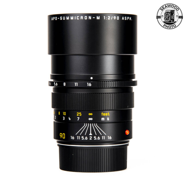 Leica 90mm f/2 APO-Summicron-M ASPH 11884. LIKE NEW