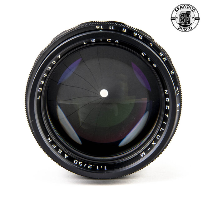 Leica 11686 50mm f1.2 Noctilux-M ASPH Lens Black  LIKE NEW