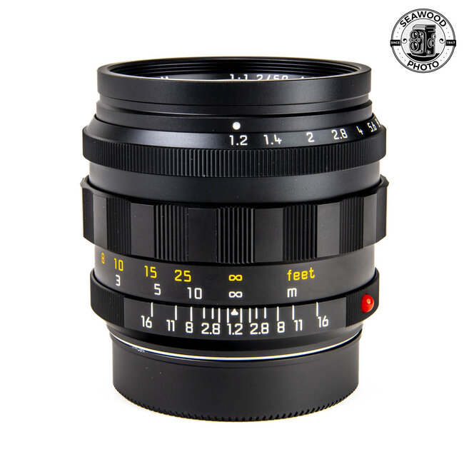 Leica 11686 50mm f1.2 Noctilux-M ASPH Lens Black  LIKE NEW
