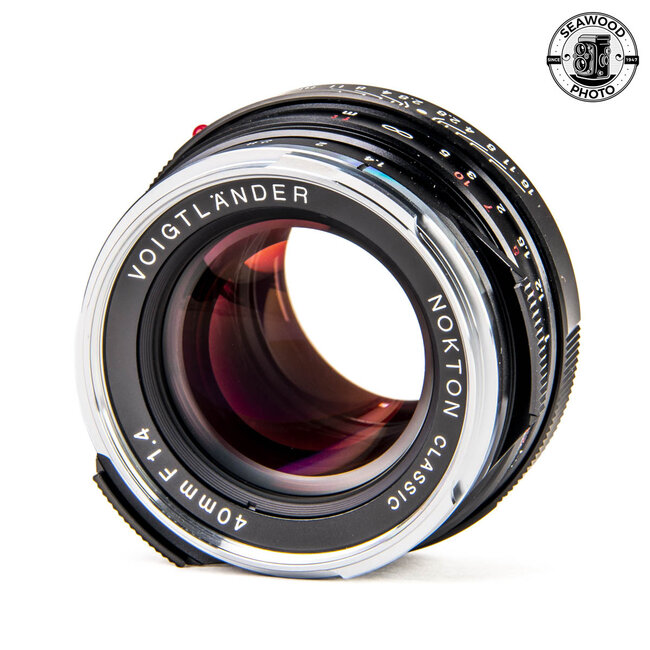Voigtlander 40mm f/1.4 Nokton Classic Leica M Mount  LIKE NEW