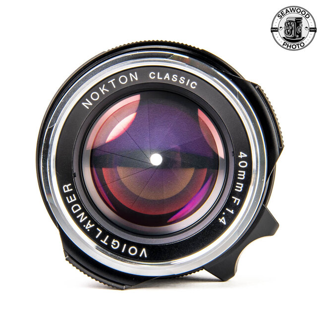 Voigtlander 40mm f/1.4 Nokton Classic Leica M Mount  LIKE NEW