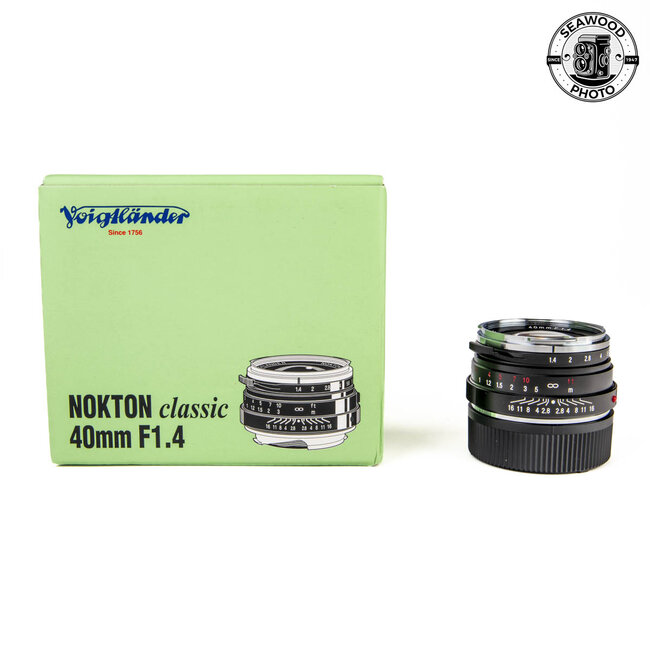 Voigtlander 40mm f/1.4 Nokton Classic Leica M Mount  LIKE NEW