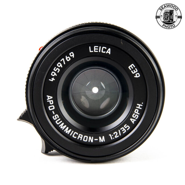 Leica APO-Summicron-M 35mm F/2 ASPH. Lens Black 11699. EXCELLENT