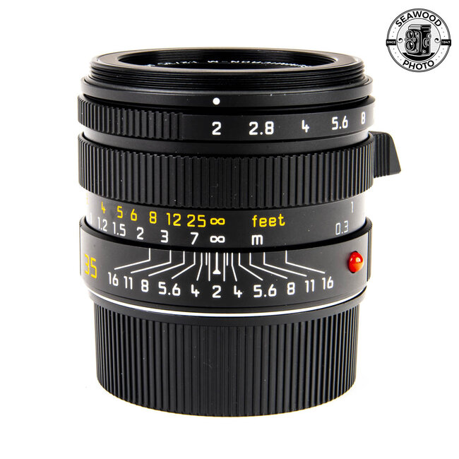 Leica APO-Summicron-M 35mm F/2 ASPH. Lens Black 11699. EXCELLENT