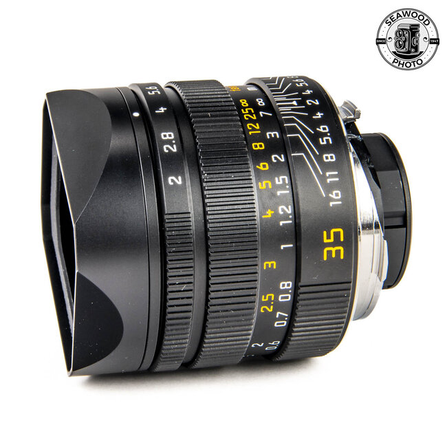 Leica APO-Summicron-M 35mm F/2 ASPH. Lens Black 11699. EXCELLENT