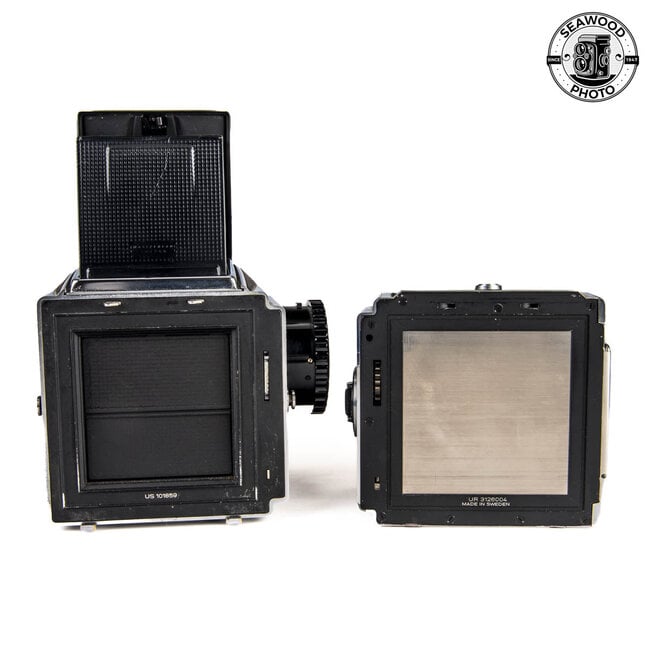 Hasselblad 500 C w/Zeiss 80mm f/2.8 Planar C T*, WL Finder, A2 Back EXCELLENT