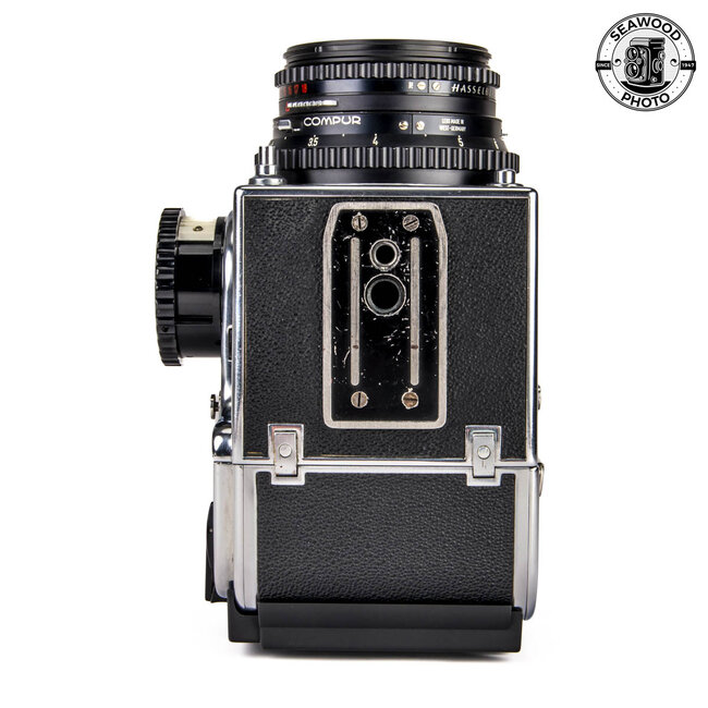 Hasselblad 500 C w/Zeiss 80mm f/2.8 Planar C T*, WL Finder, A2 Back EXCELLENT