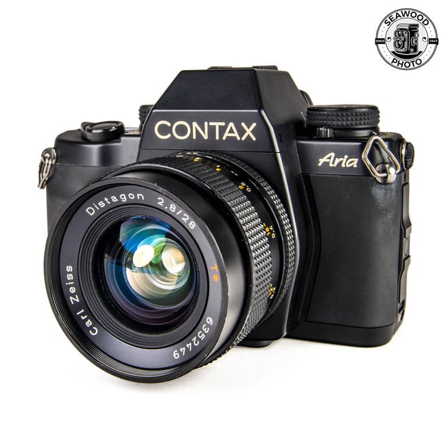 Contax Aria w/ Zeiss 28mm f/2.8 Distagon T* GOOD
