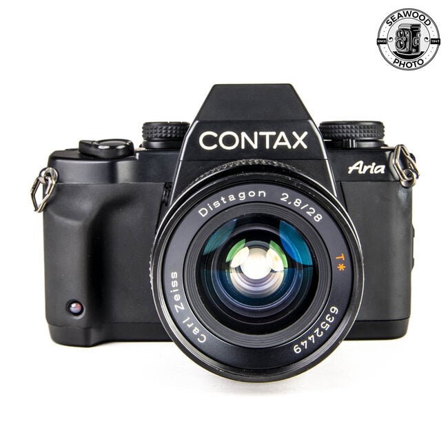 Contax Aria w/ Zeiss 28mm f/2.8 Distagon T* GOOD