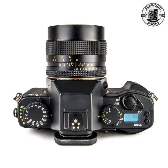Contax Aria w/ Zeiss 28mm f/2.8 Distagon T* GOOD