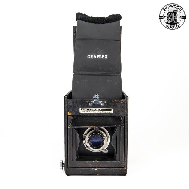 Graflex Super-D 4x5  w/Kodak 190mm f/5.6 Ektar GOOD