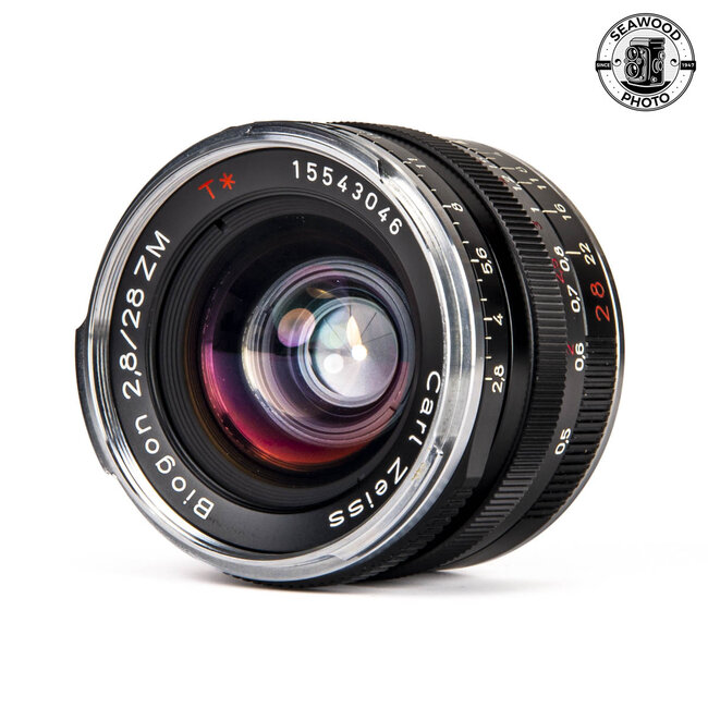 Zeiss 28mm f/2.8 Biogon T* M Mount GOOD+