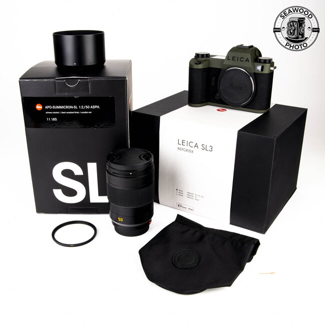 Leica SL3 "Reporter" Edition 60mp Mirrorless w/ Leica APO-Summicron-SL 50 mm f/2 LIKE NEW