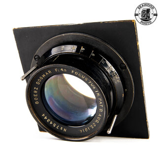 Goerz Goerz 7-1/2 In. (190mm) f/4.5 Dogmar Barrel Lens GOOD