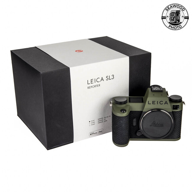 Leica SL3 "Reporter" Edition 60mp Mirrorless  Camera Body 10661  LIKE NEW