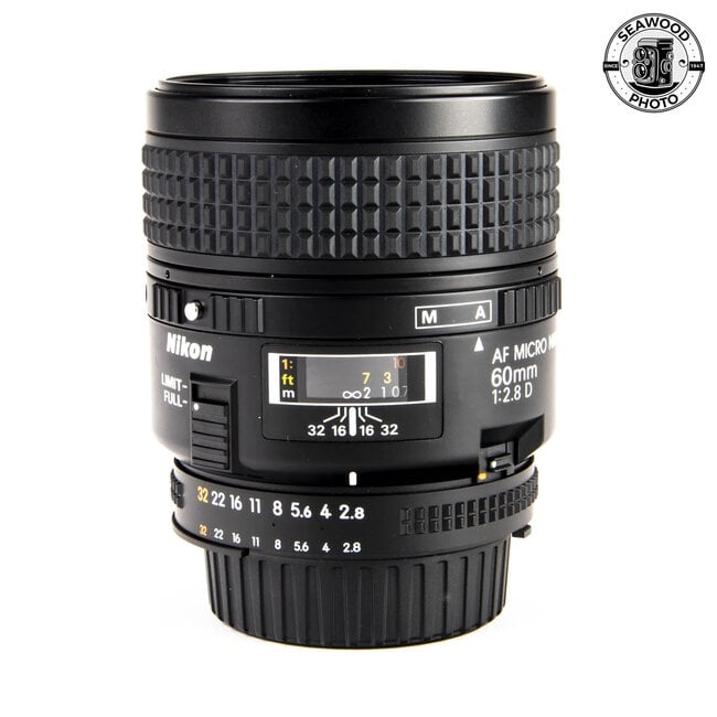 Nikon AF Micro Nikkor 60mm f/2.8 D Excellent