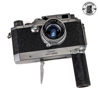 Canon Canon IVSB Rangefinder Camera w/Serenar 50mm f/1.8. Rapid Winder GOOD+