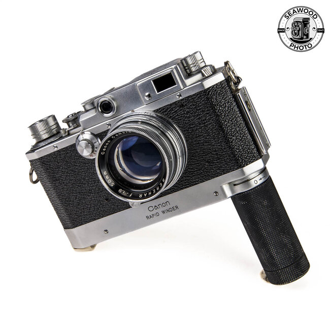 Canon IVSB Rangefinder Camera w/Serenar 50mm f/1.8. Rapid Winder GOOD+