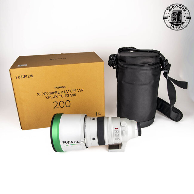 Fujifilm Fujinon XF 200mm f/2 R LM OIS WR w/XF 1.4x TC F2  LIKE NEW
