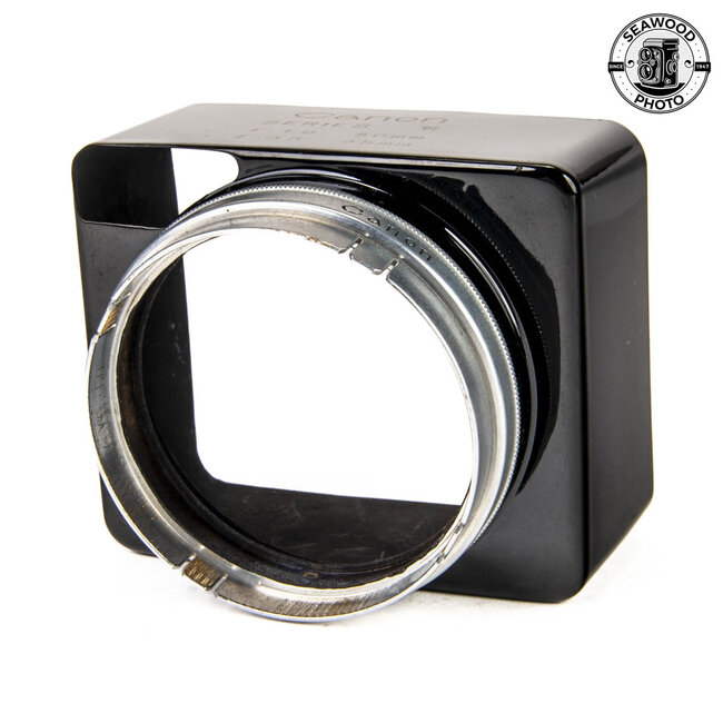 Canon Series VI Metal Lens Hood for 50mm f1.8 Serenar w/Case GOOD+
