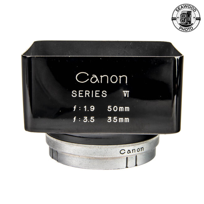 Canon Series VI Metal Lens Hood for 50mm f1.8 Serenar w/Case GOOD+