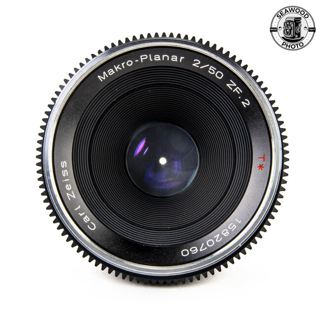 Zeiss Makro-Planar 50mm f/2 T* Duclos Cine Mod EF Mount GOOD+