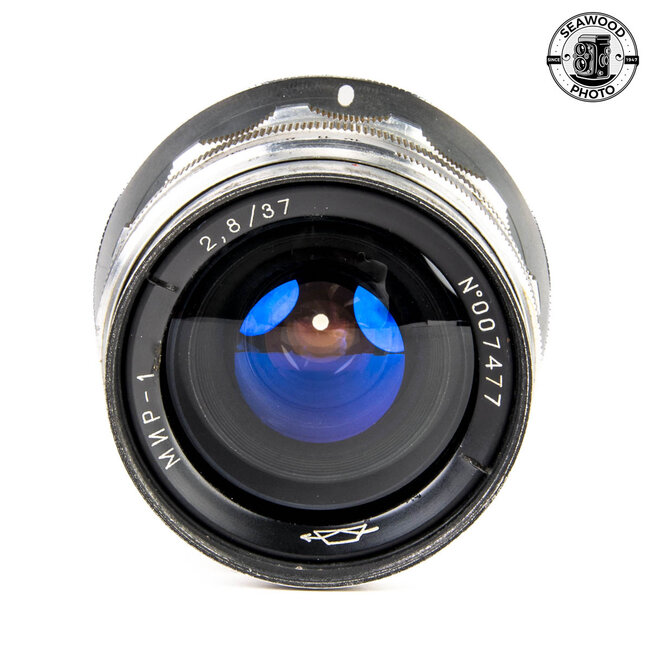 Mir-1 37mm f/2.8 Silver "Grand Prix" Brussel Zenit for EOS Mount UGLY