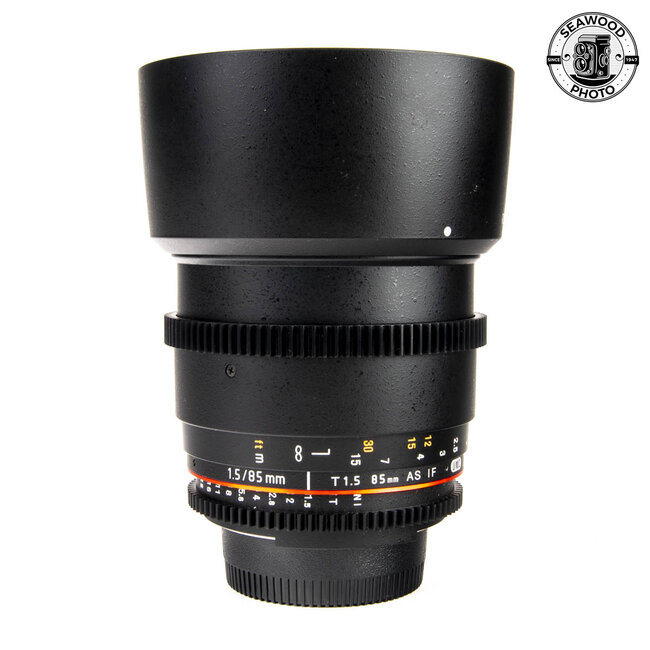 Rokinon 85mm f/1.5 T 1.5 AS IF Nikon Mount GOOD+