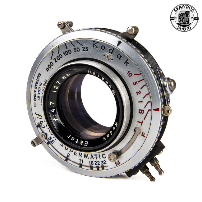 Kodak 127mm f/4.7 Ektar 4x5 Lens (Crown Graphic) GOOD+