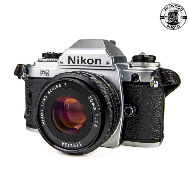Nikon FG w/ 50mm f1.8 E-series Pancake GOOD+