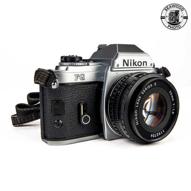 Nikon FG w/ 50mm f1.8 E-series Pancake GOOD+