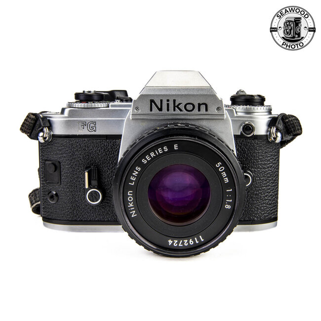 Nikon FG w/ 50mm f1.8 E-series Pancake GOOD+