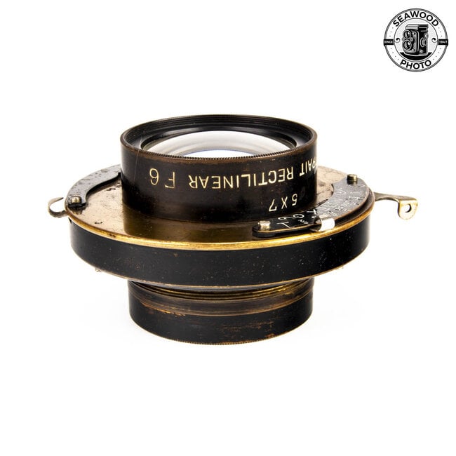 Ralph J. Golsen 3d Portrait Rectilinear 5x7 f/6 Lens GOOD