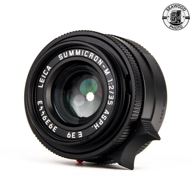 Leica Summicron-M 35mm f/2 ASPH 11879 Black M Lens  LIKE NEW