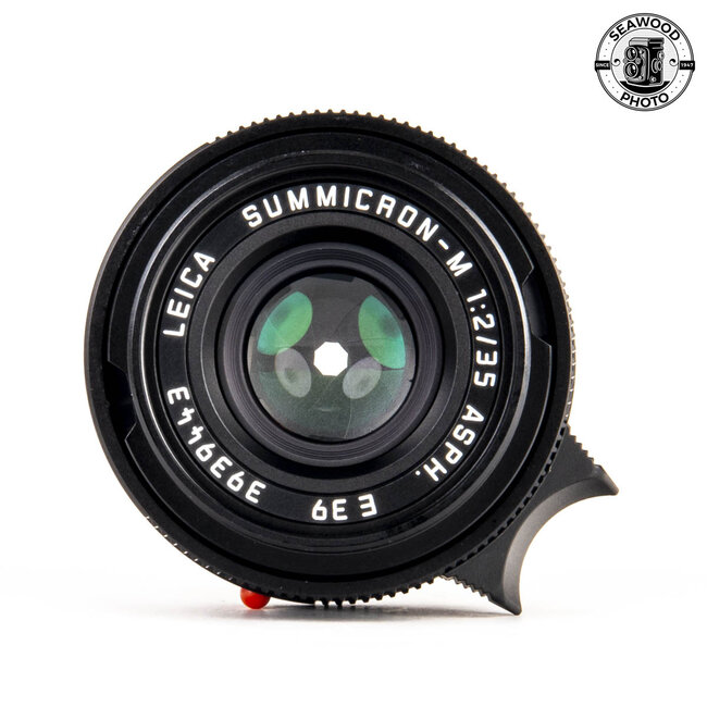 Leica Summicron-M 35mm f/2 ASPH 11879 Black M Lens  LIKE NEW