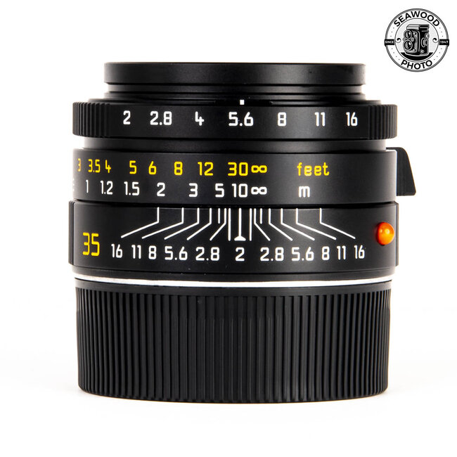 Leica Summicron-M 35mm f/2 ASPH 11879 Black M Lens  LIKE NEW