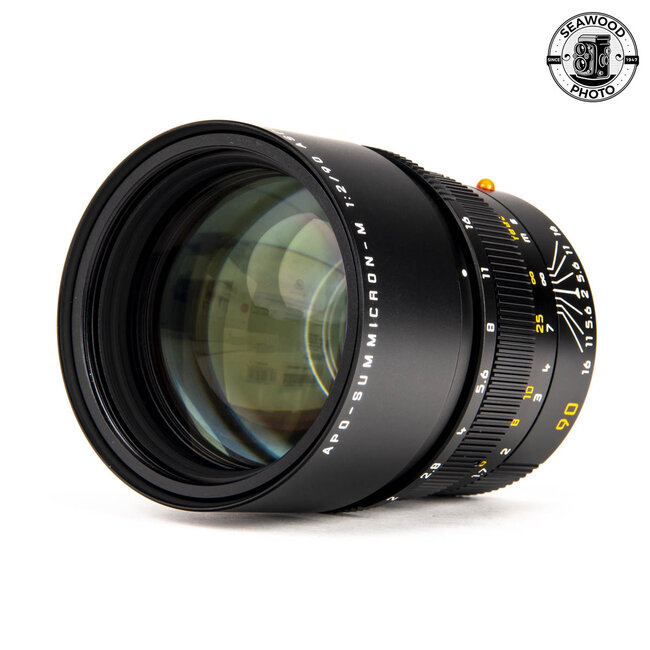 Leica 11884 90mm f2 APO Summicron-M ASPH E55 Lens LIKE NEW