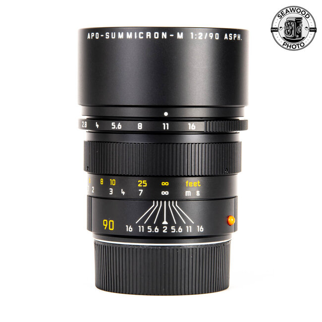 Leica 11884 90mm f2 APO Summicron-M ASPH E55 Lens LIKE NEW